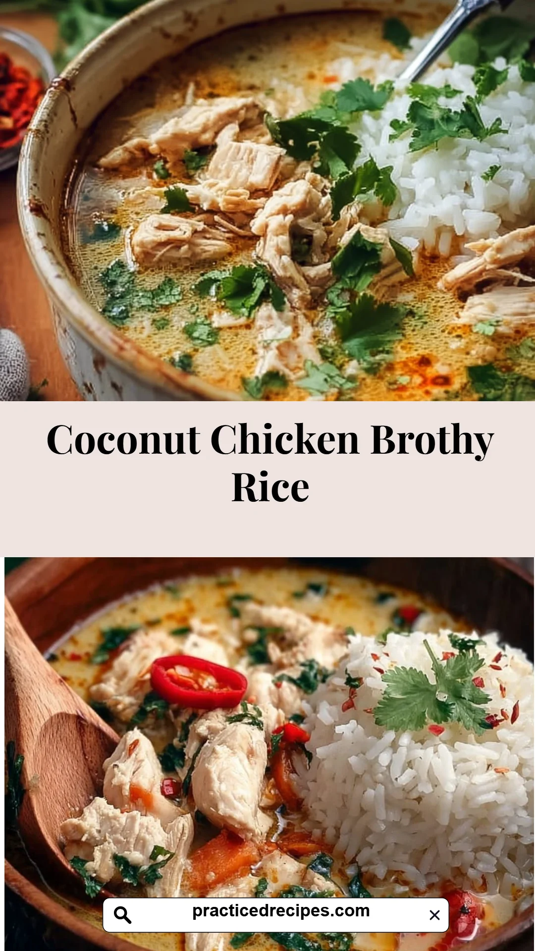 Coconut Chicken Brothy Rice