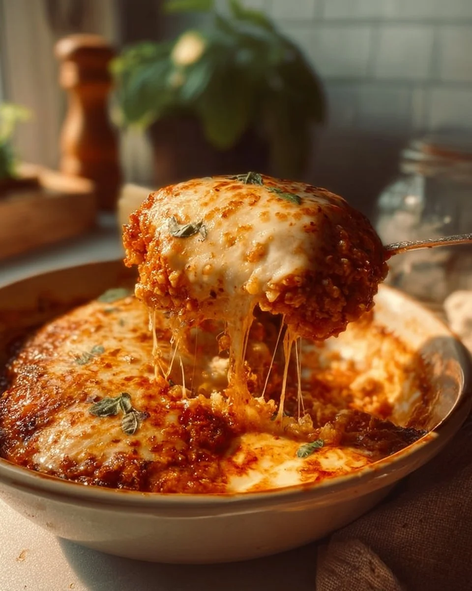 Cottage Cheese Chicken Parmesan Bowl