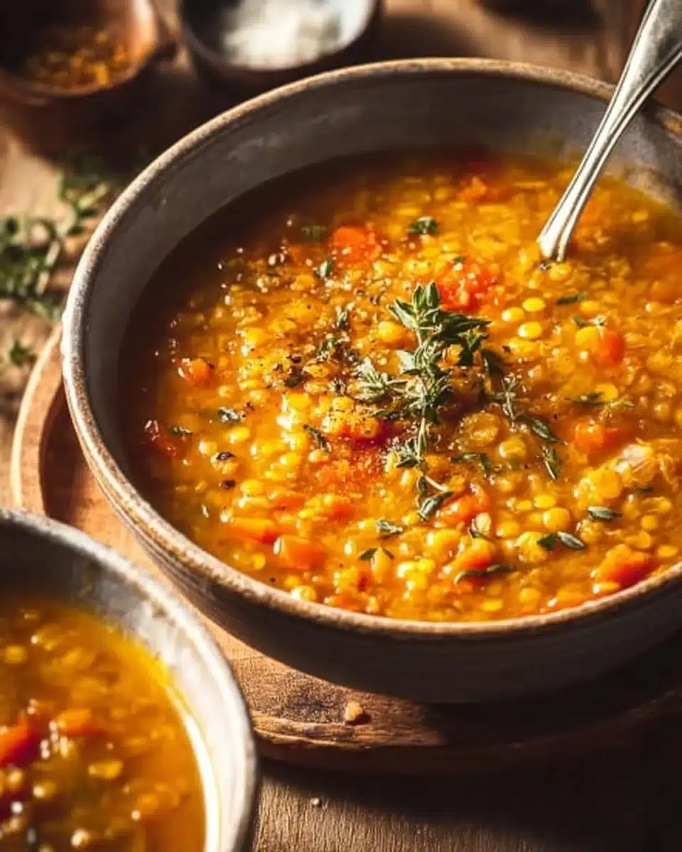 Cozy Anti-Inflammatory Lentil Soup