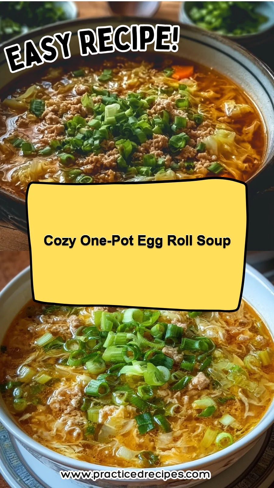 Cozy One-Pot Egg Roll Soup