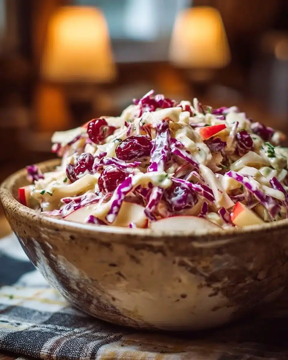 Cranberry Apple Coleslaw