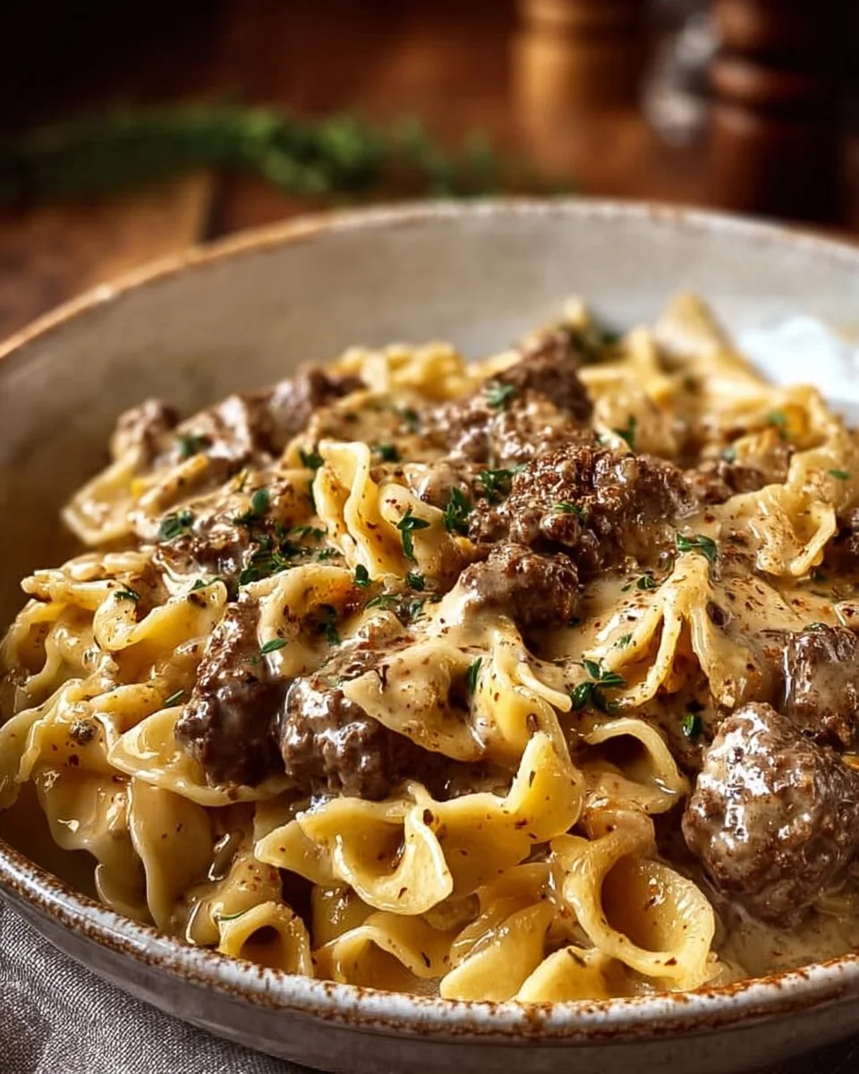 Creamy Beef Pasta