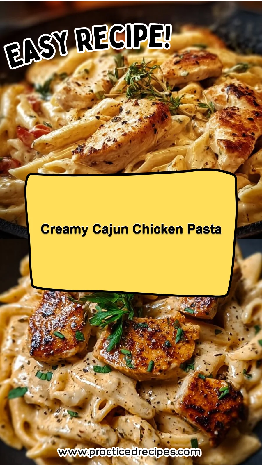 Creamy Cajun Chicken Pasta