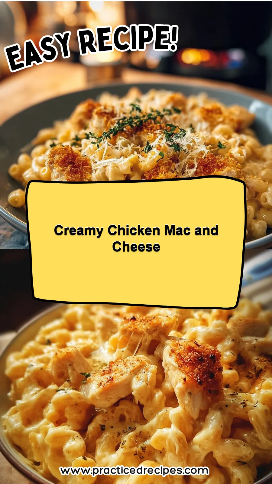 Creamy Chicken Mac and Cheese