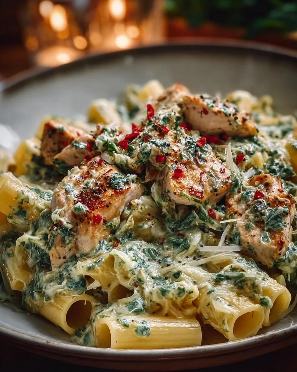 Creamy Pesto Chicken Pasta