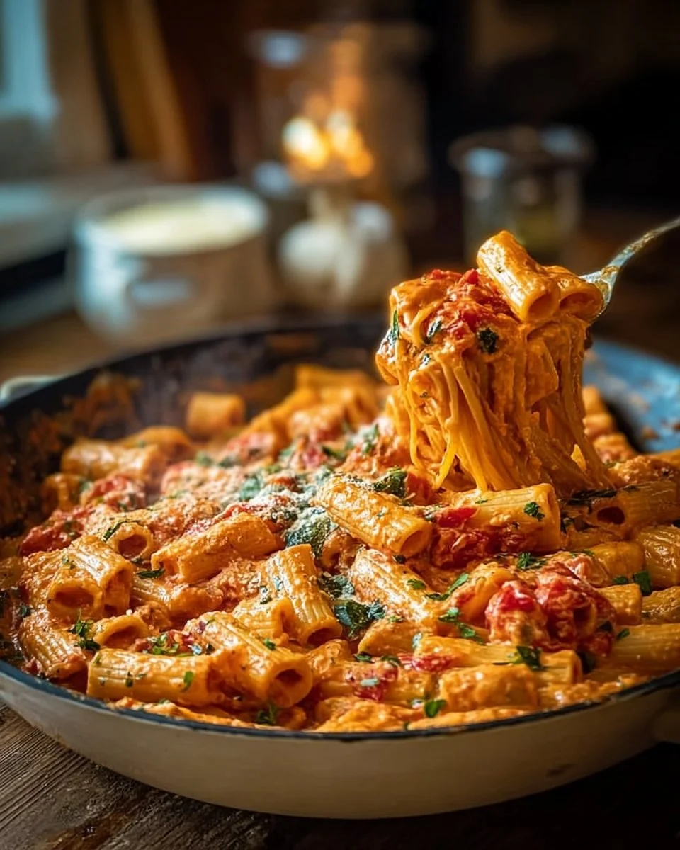 Creamy Tomato Garlic Pasta