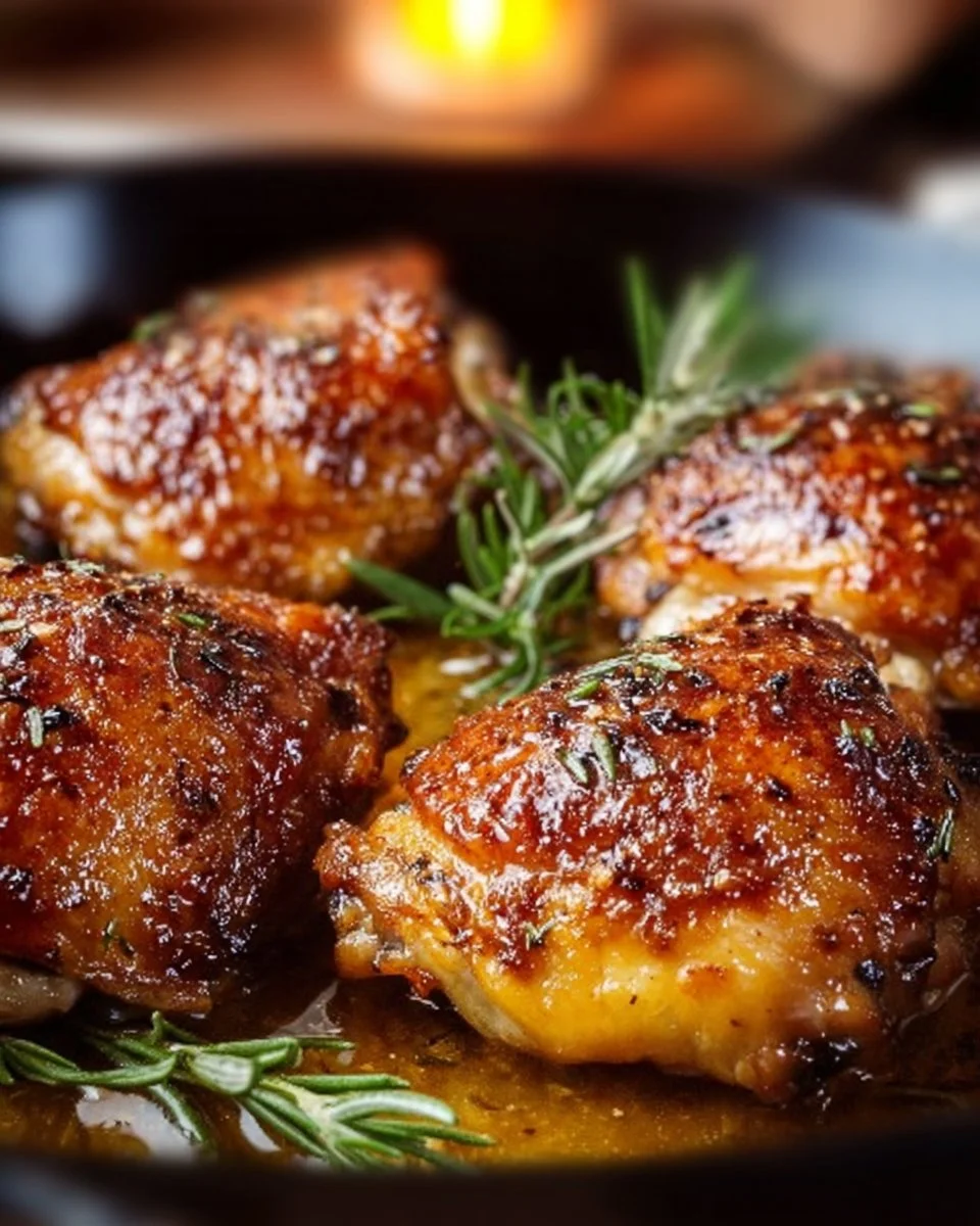 Crispy and Juicy Baked Chicken Thighs