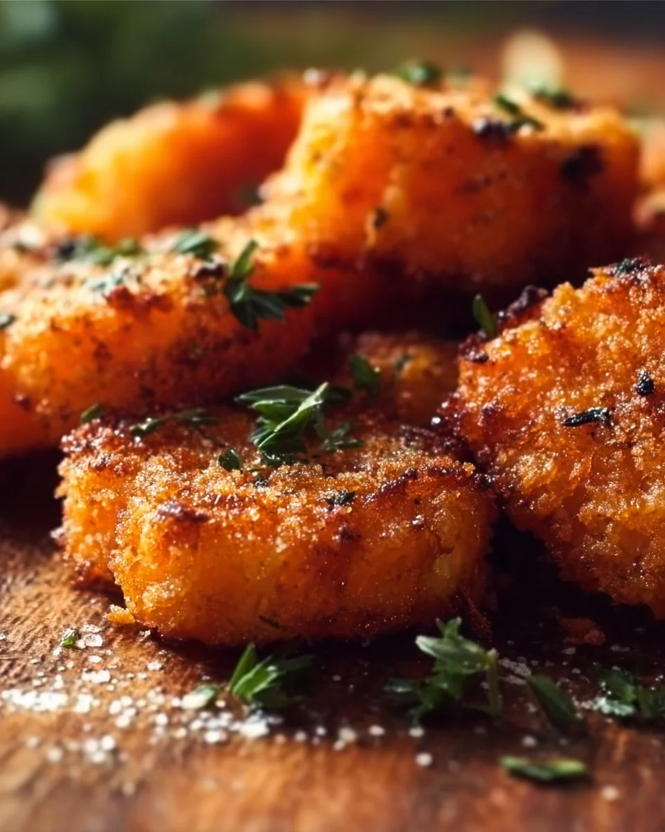 Crispy Smashed Carrots