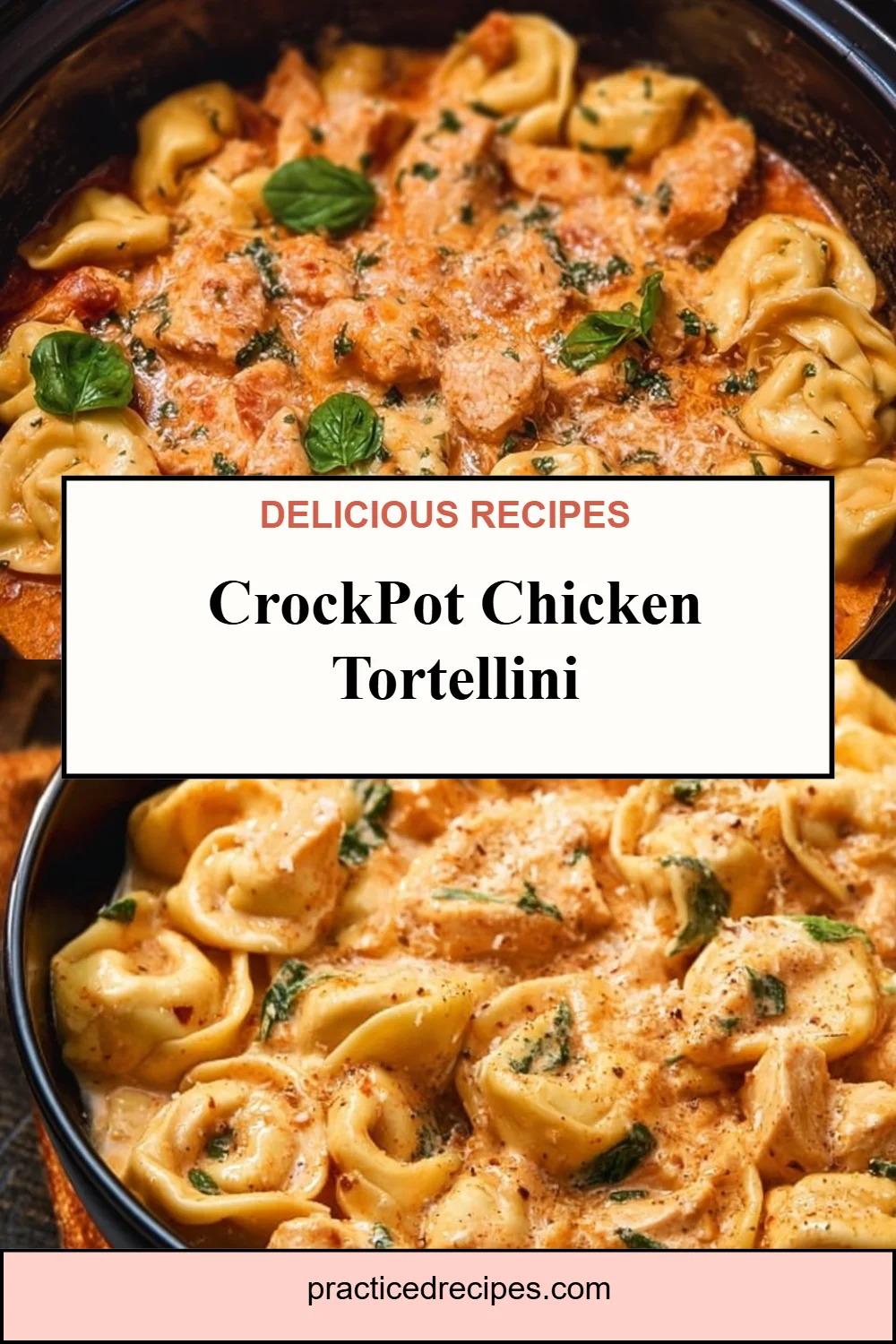 CrockPot Chicken Tortellini