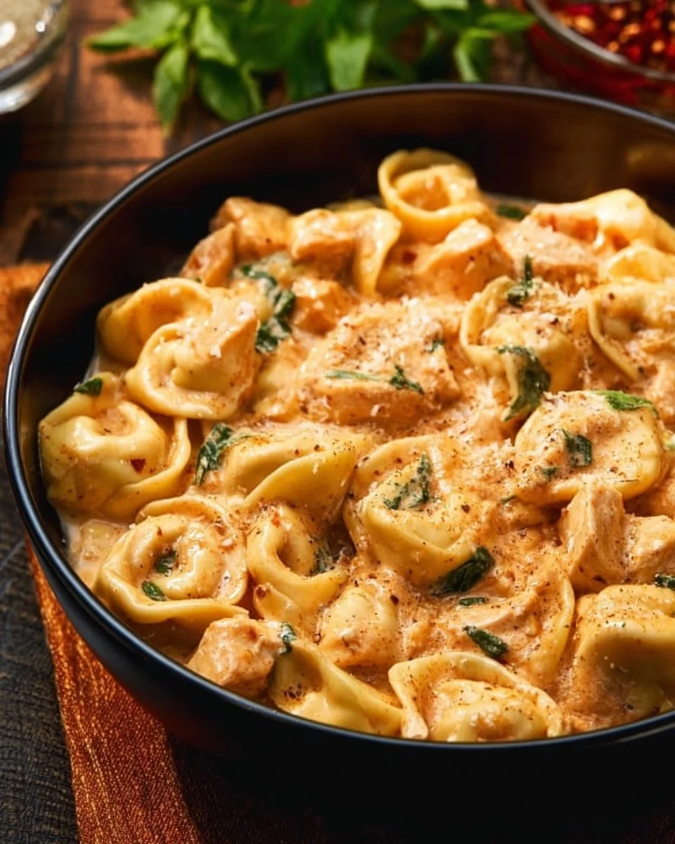 CrockPot Chicken Tortellini