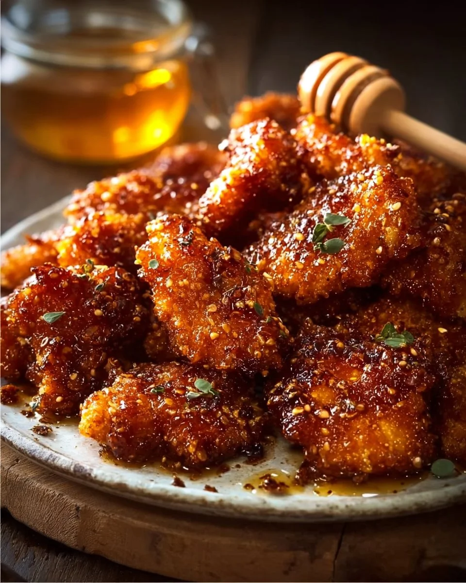Crunchy Hot Honey Chicken - Sweet Spicy Crispy Meal