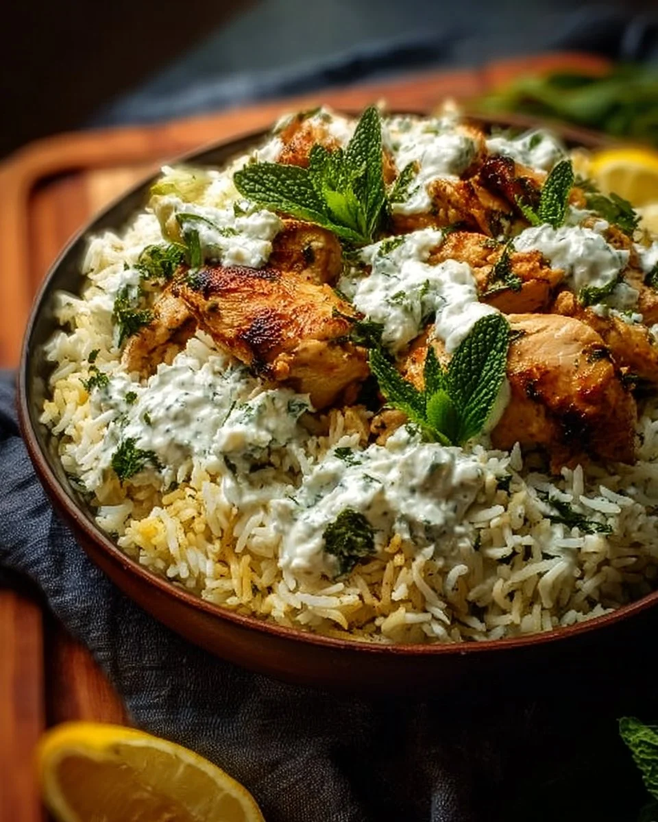 Dump And Bake Chicken Tzatziki Rice for Effortless Flavor