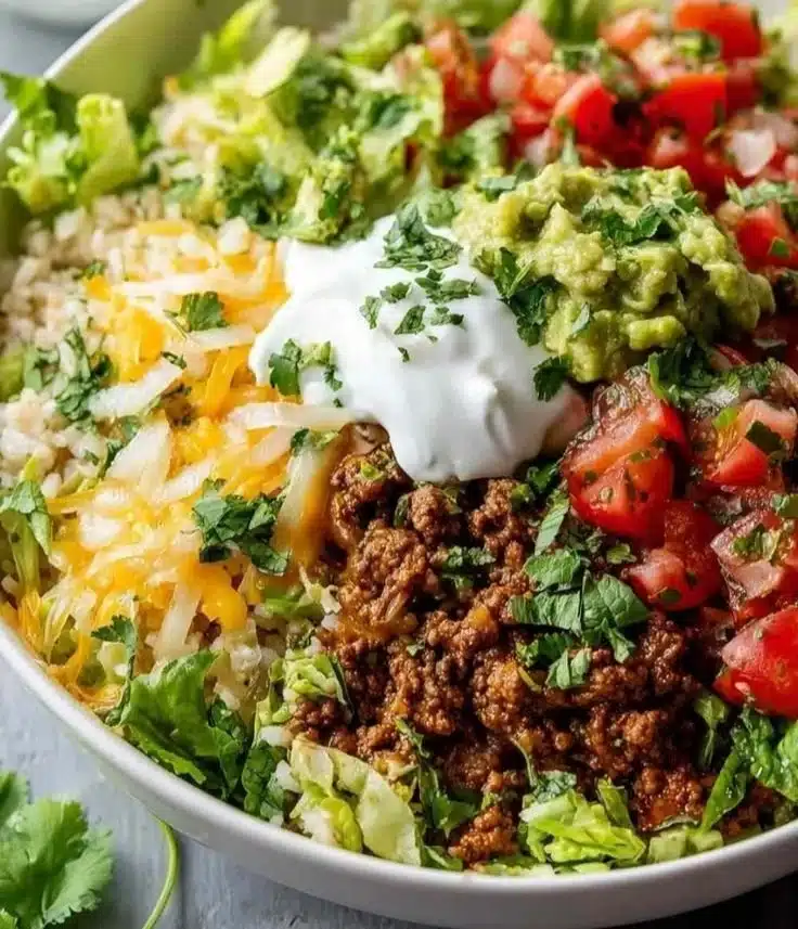 Easy Low Carb Burrito Bowl - 25min Breakfast Protein-Packed