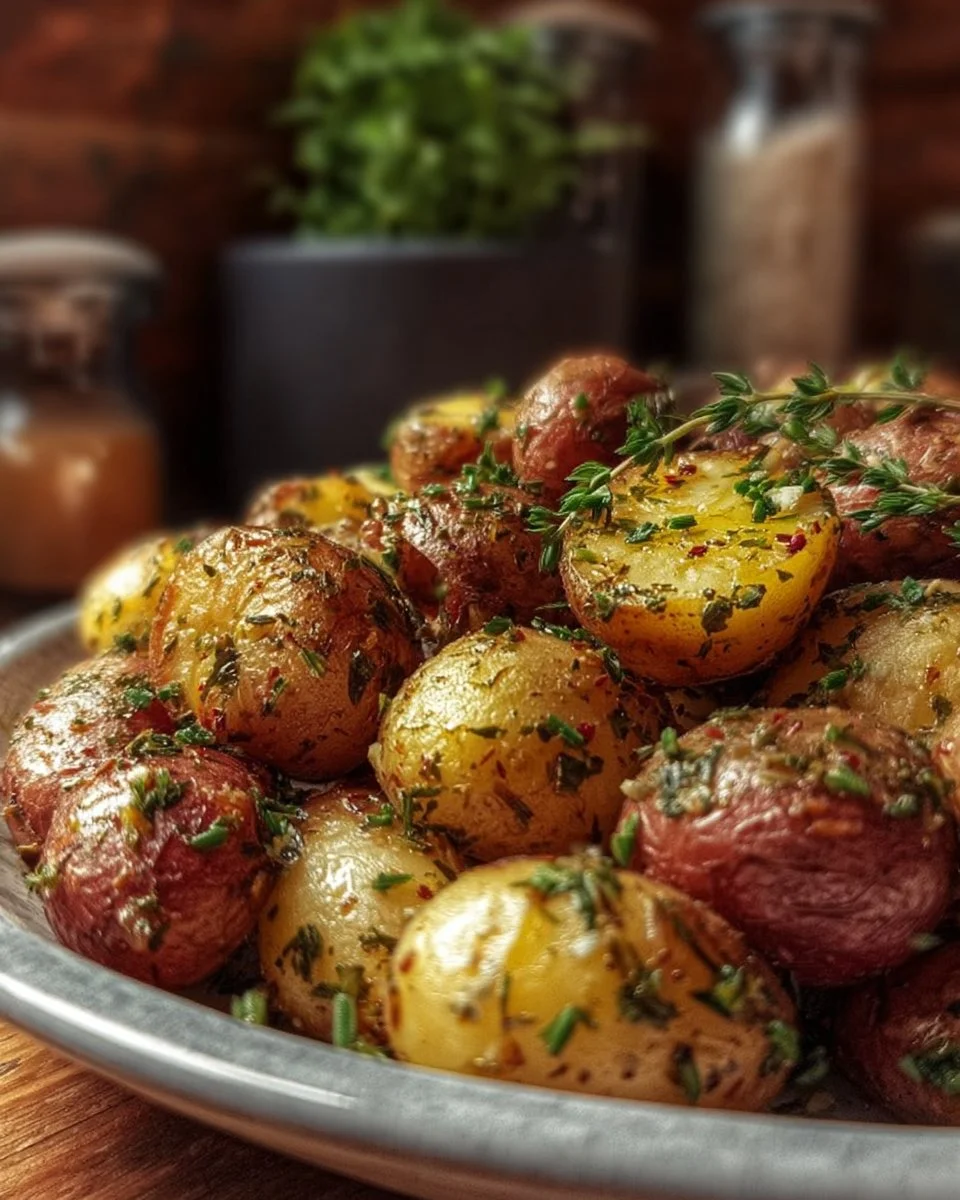 Garlic Herb Roasted Potatoes