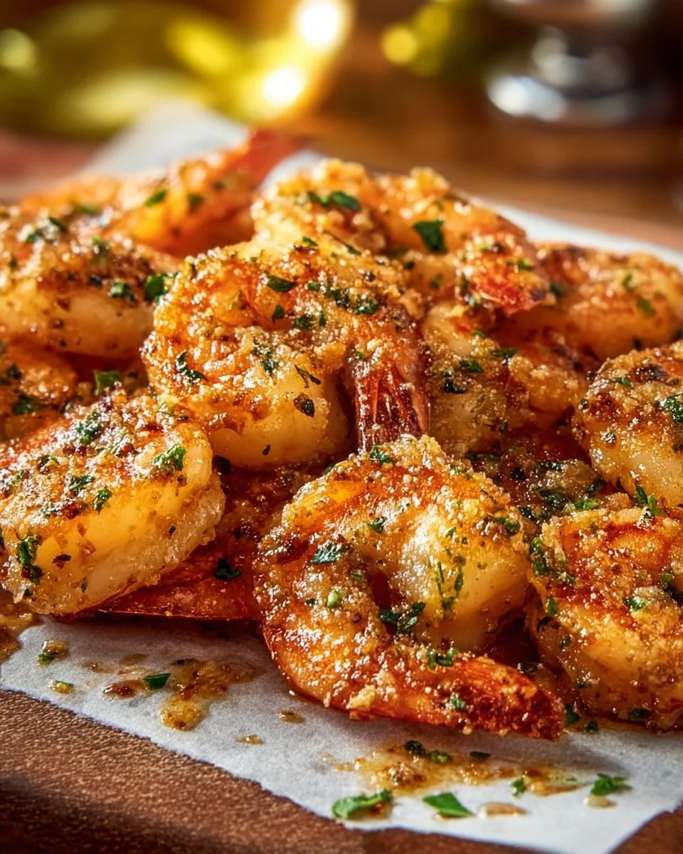 Garlic Parmesan Roasted Shrimp