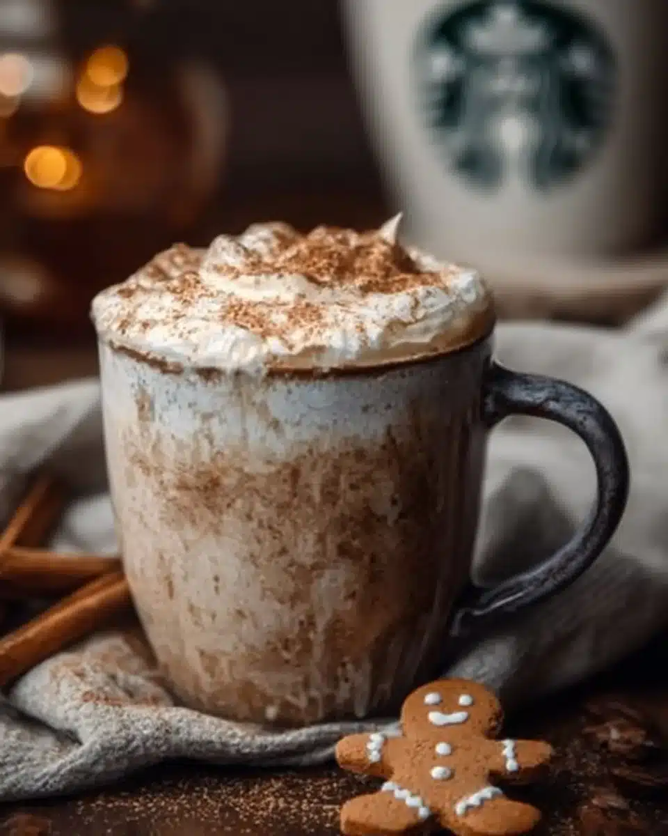 Gingerbread Oatmilk Chai Tea Latte - Starbucks Copycat
