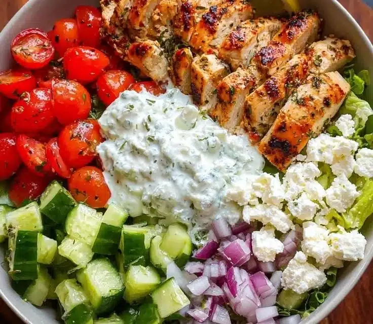 Greek Chicken Bowls