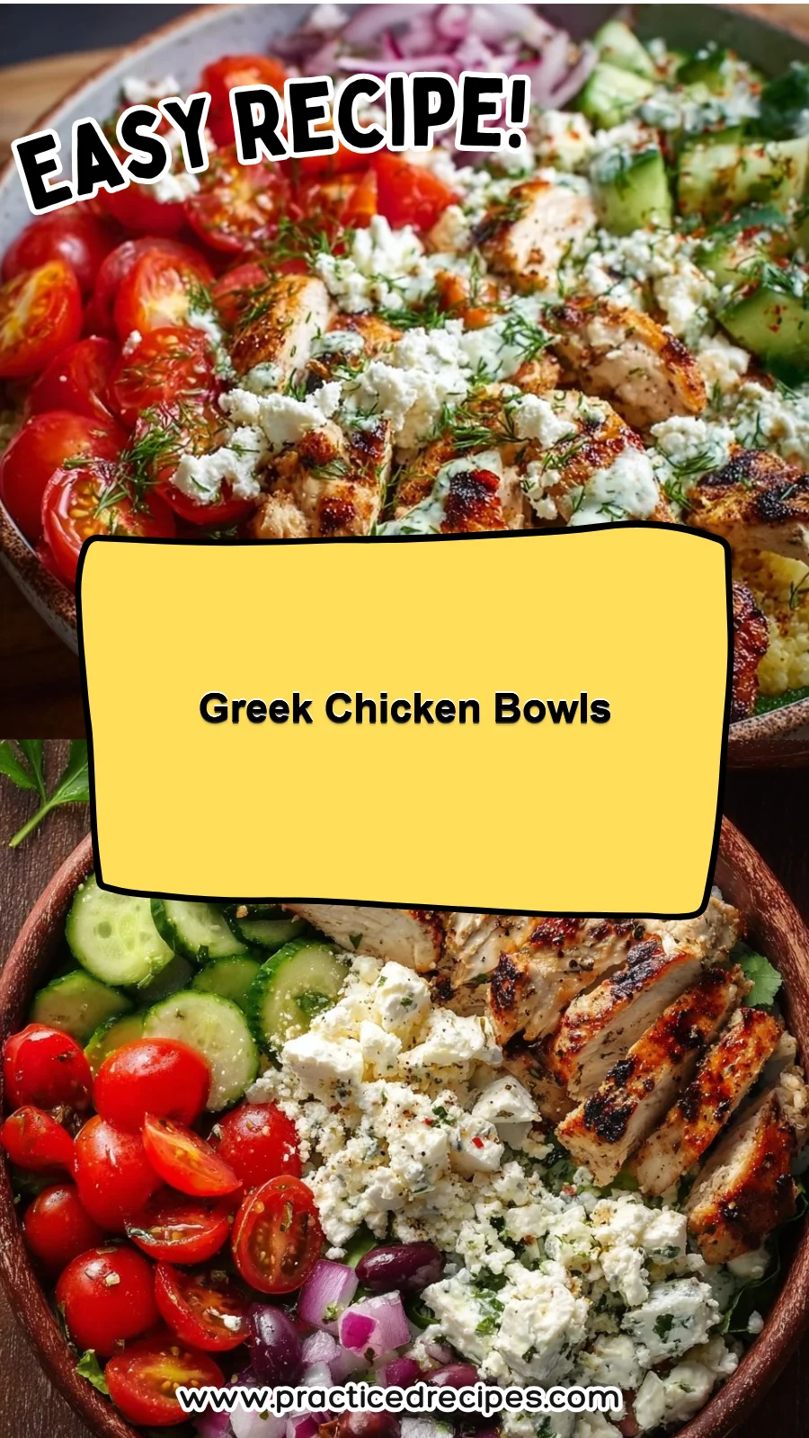 Greek Chicken Bowls