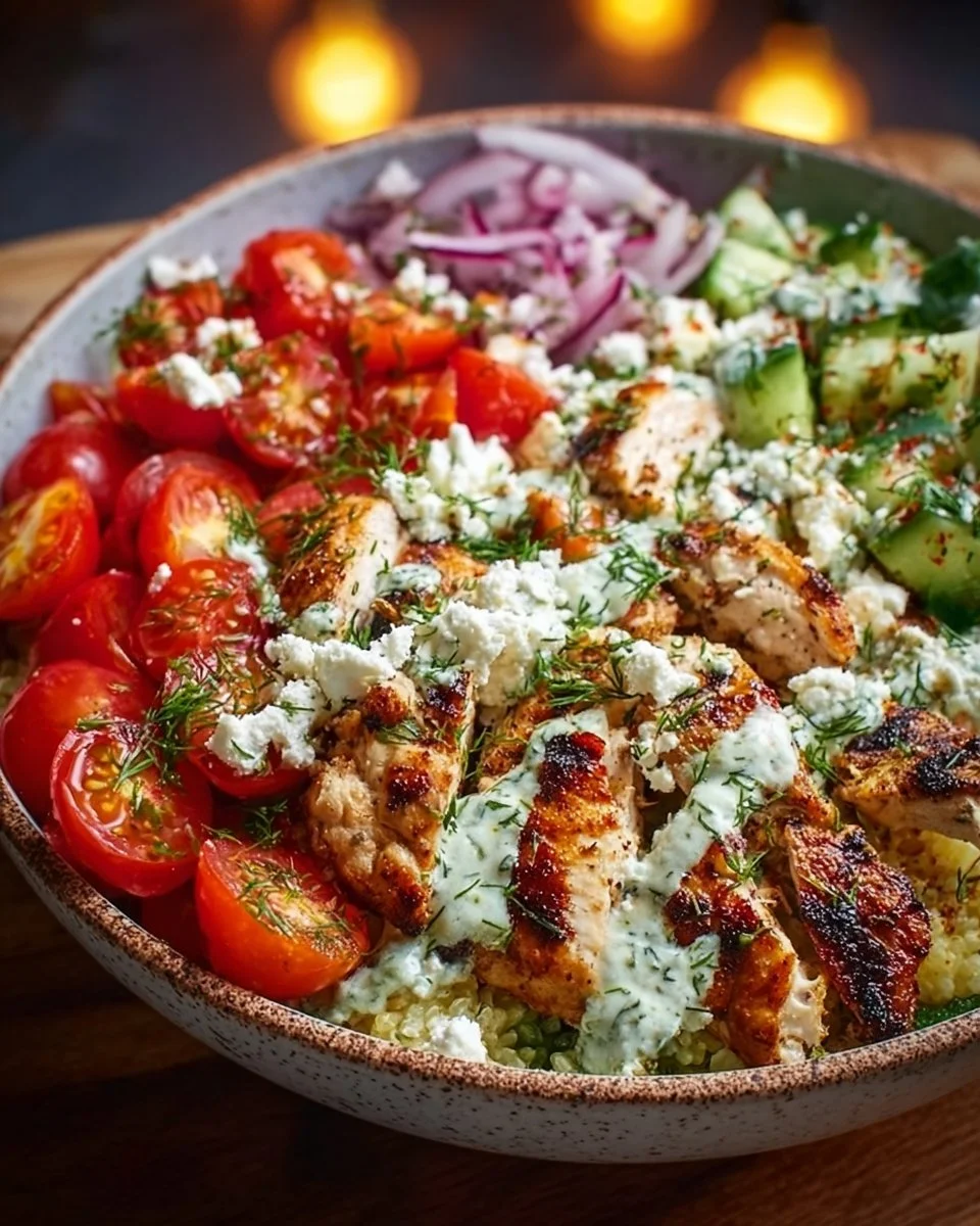 Greek Chicken Bowls