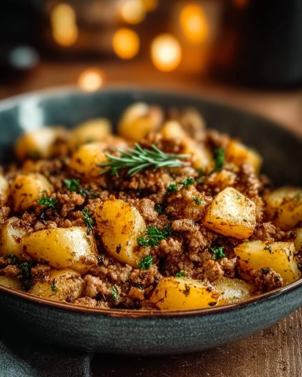 Ground Turkey with Potatoes
