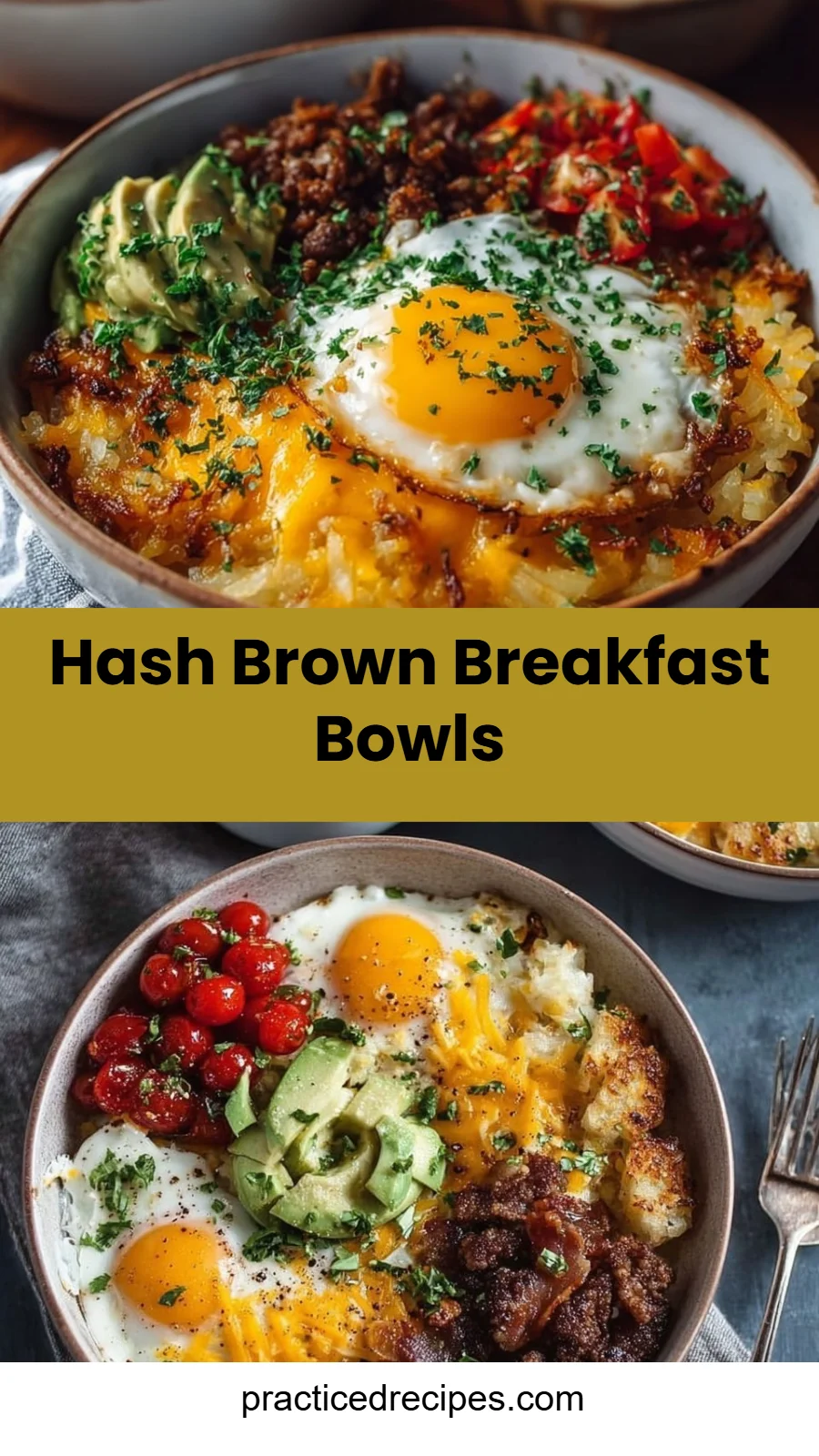 Hash Brown Breakfast Bowls