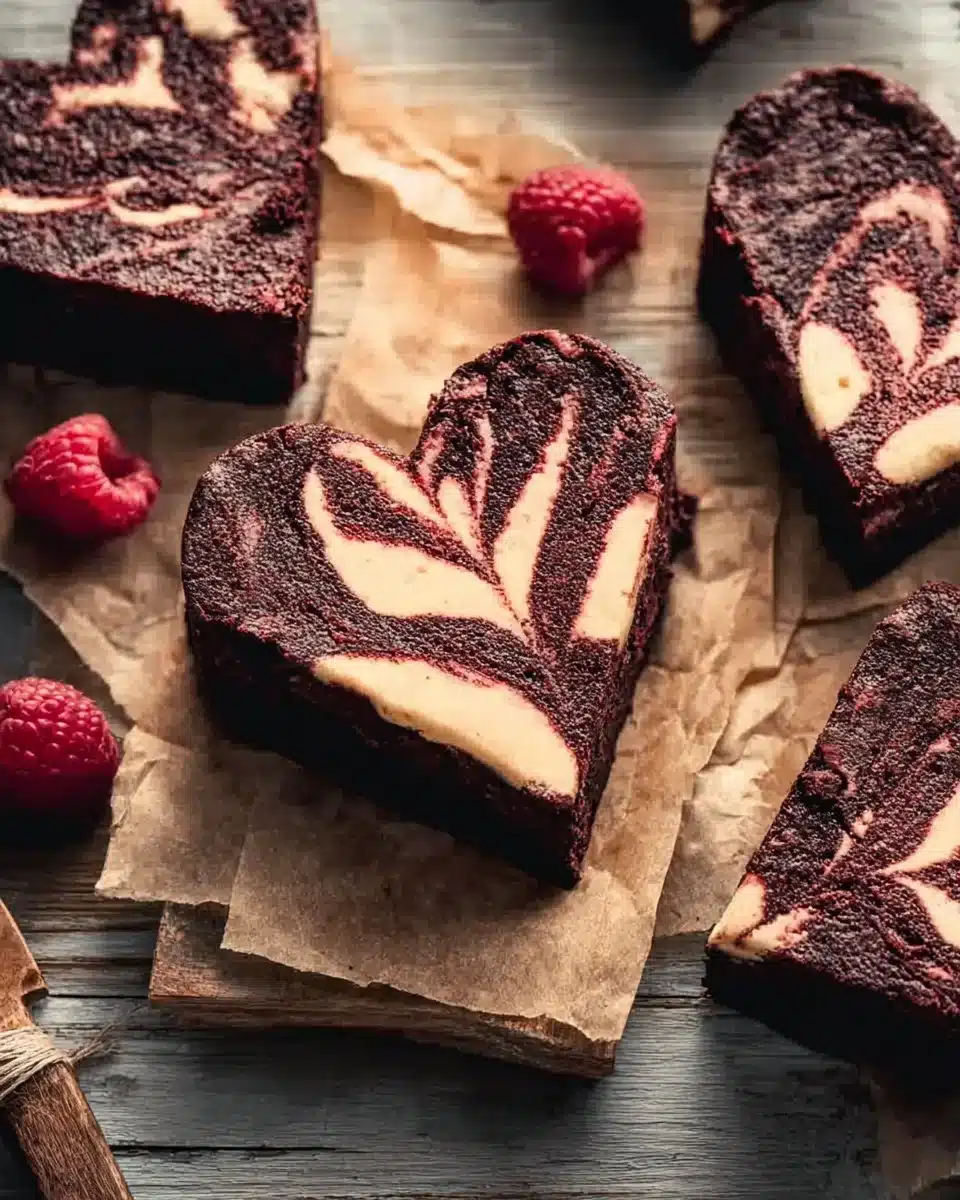 Heart Shaped Brownies