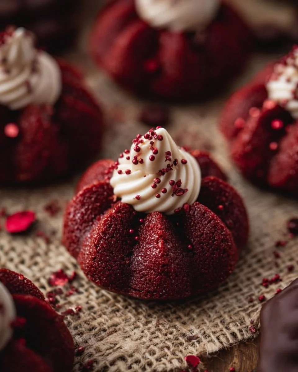 Hershey's Red Velvet Blossoms