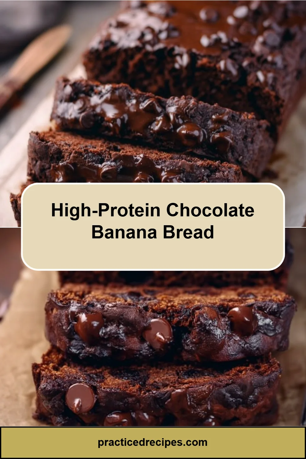 High-Protein Chocolate Banana Bread