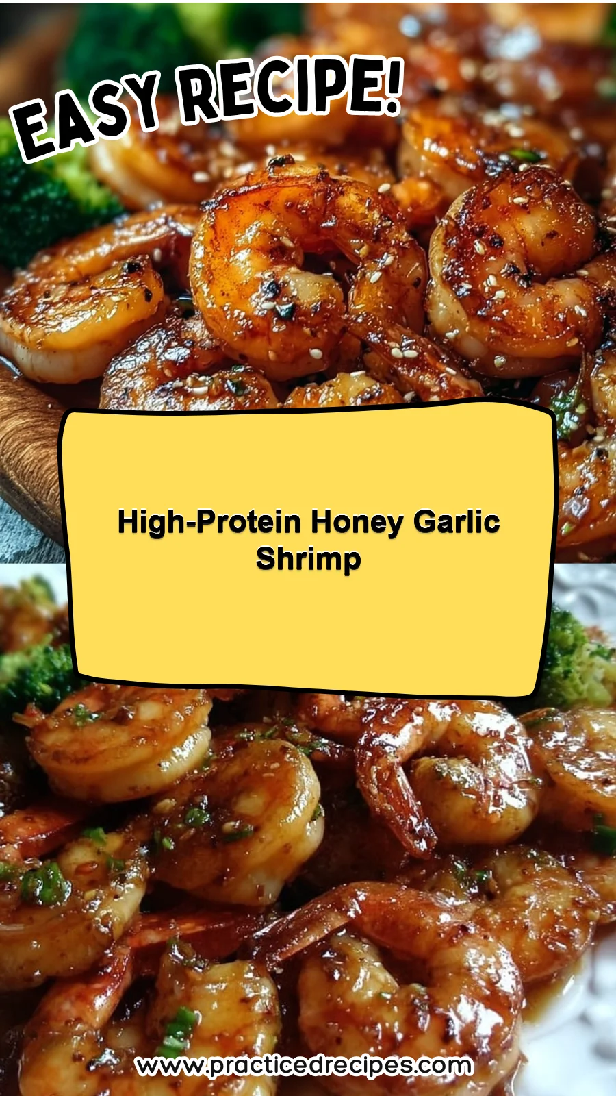 High-Protein Honey Garlic Shrimp