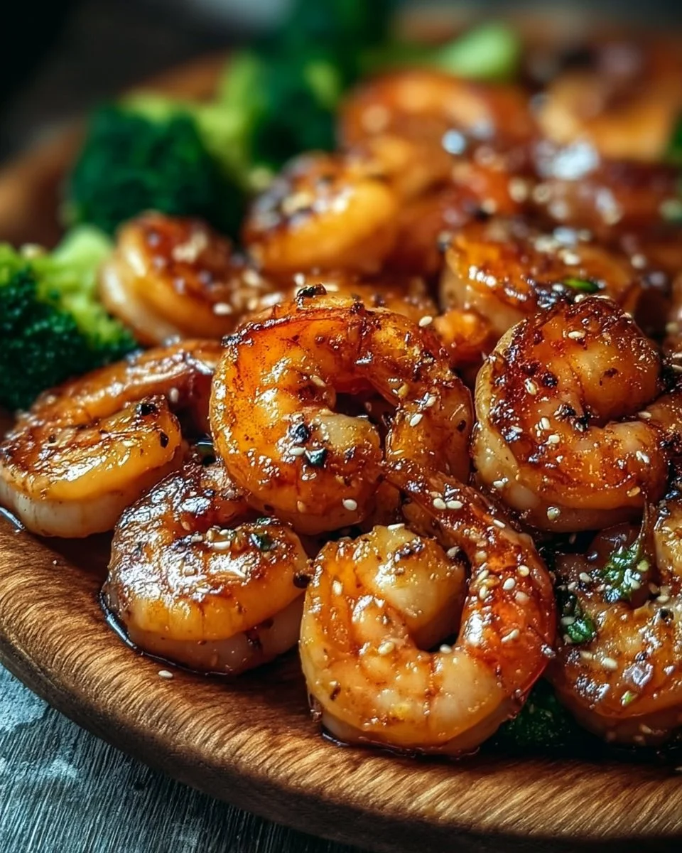 High-Protein Honey Garlic Shrimp