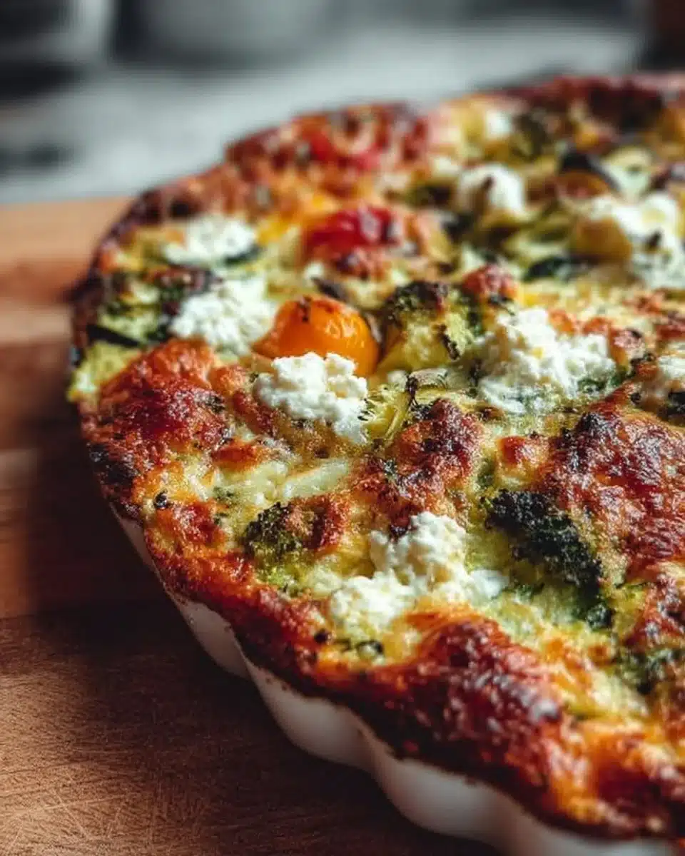 High-Protein Veggie Bake with Cottage Cheese