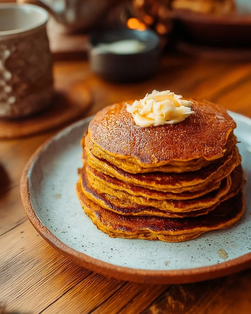 Homemade Gilmore Girls Luke's Pumpkin Pancakes - theamazingfood