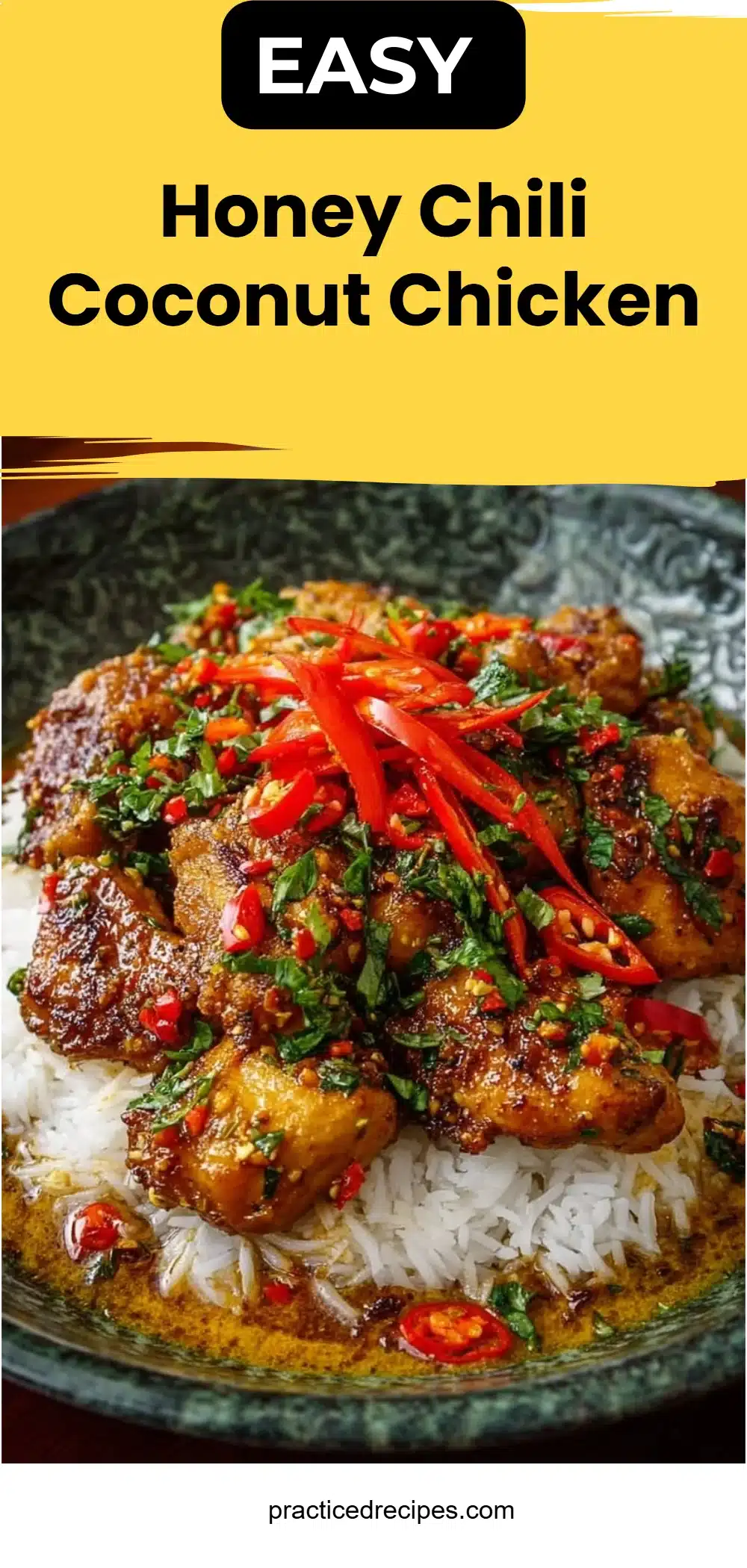 Honey Chili Coconut Chicken