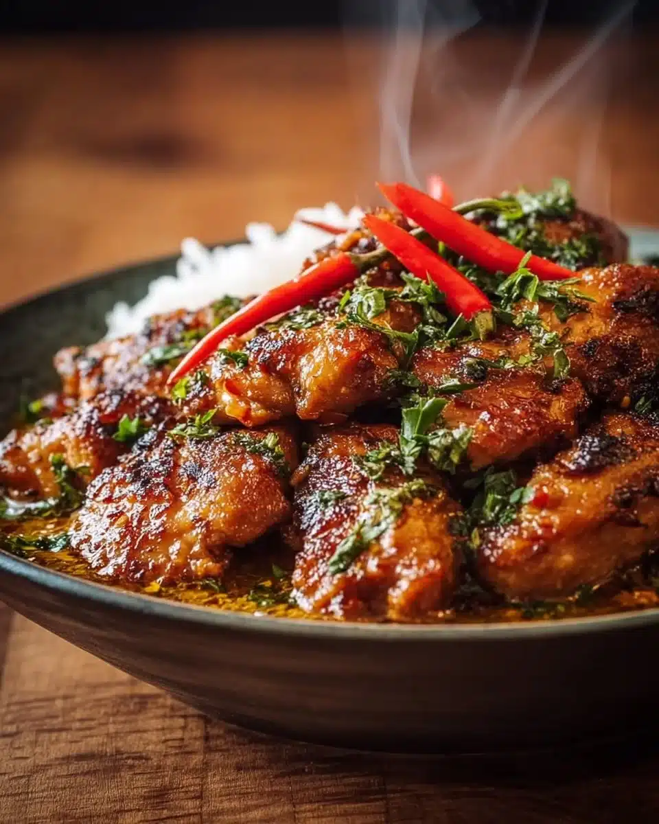 Honey Chili Coconut Chicken