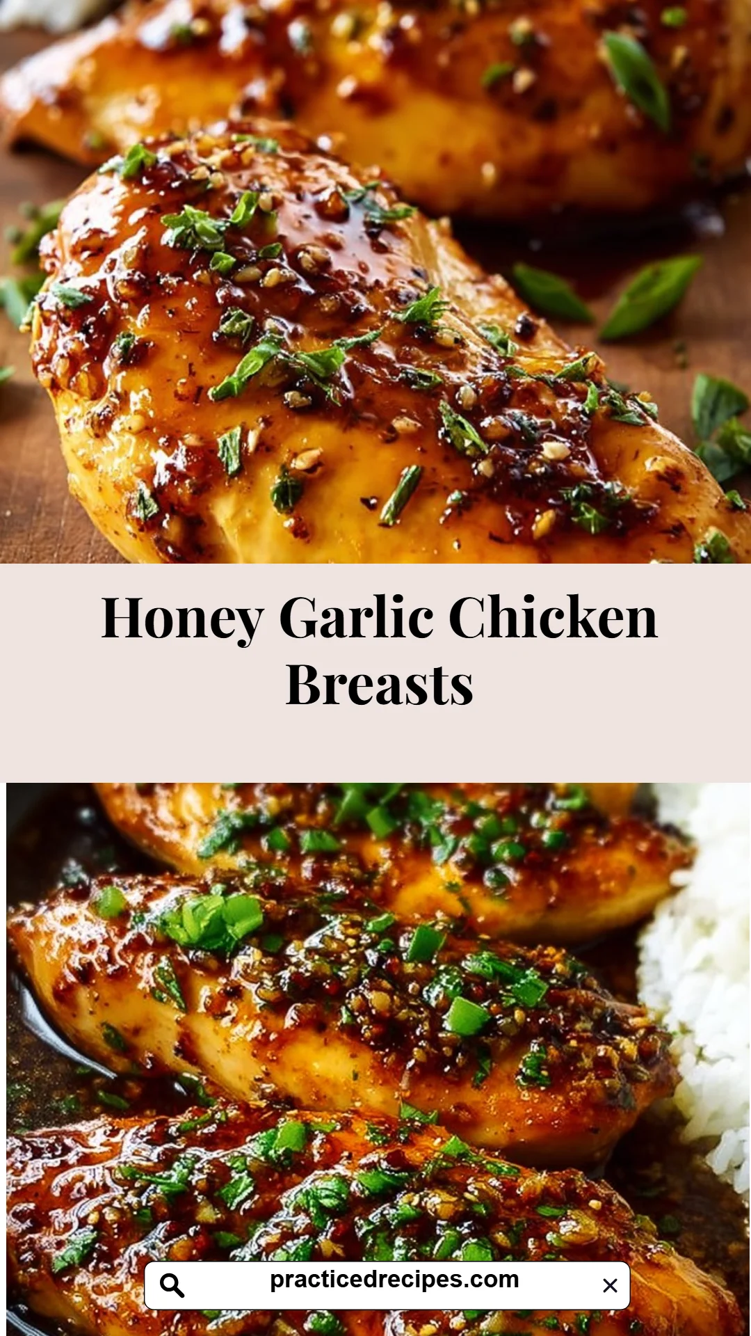 Honey Garlic Chicken Breasts