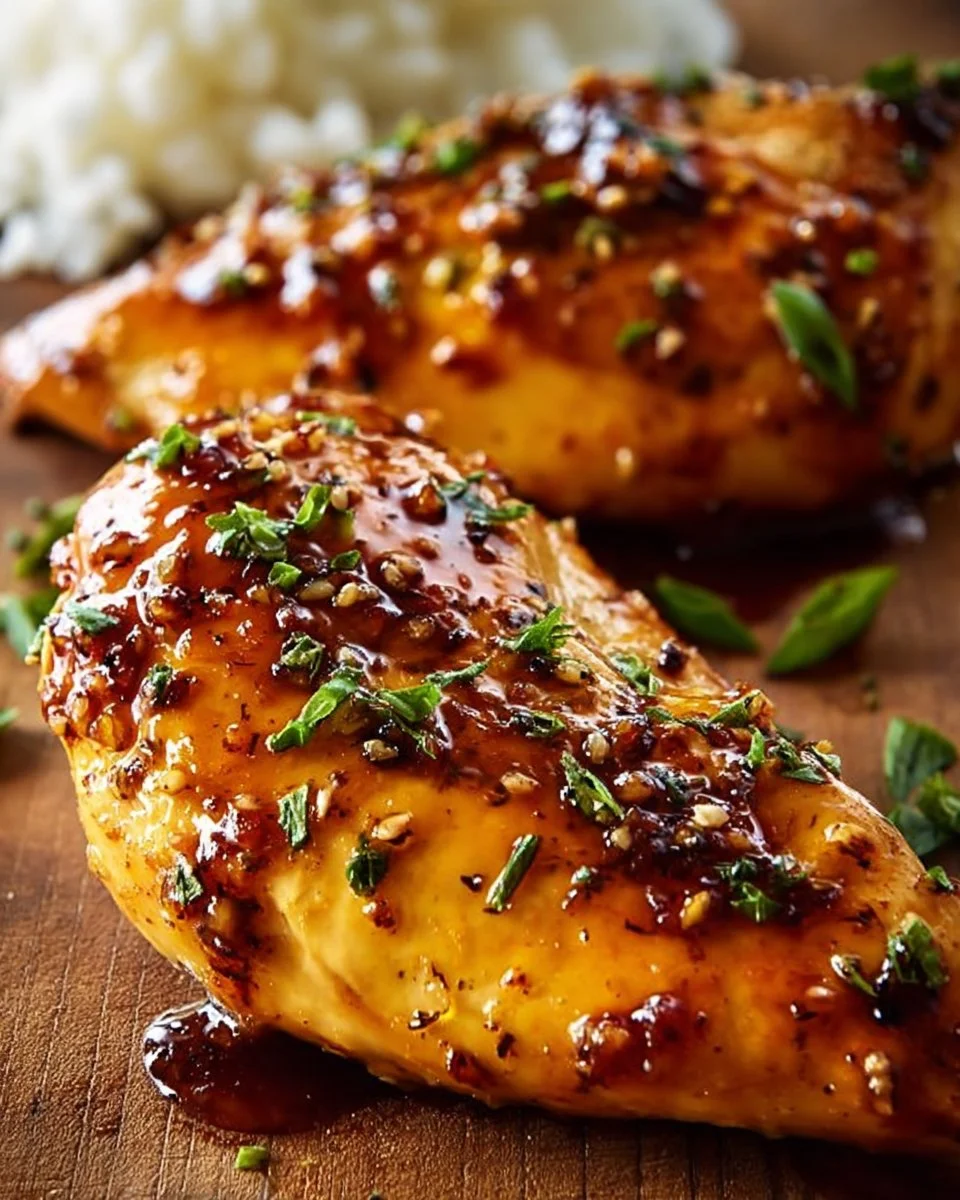 Honey Garlic Chicken Breasts