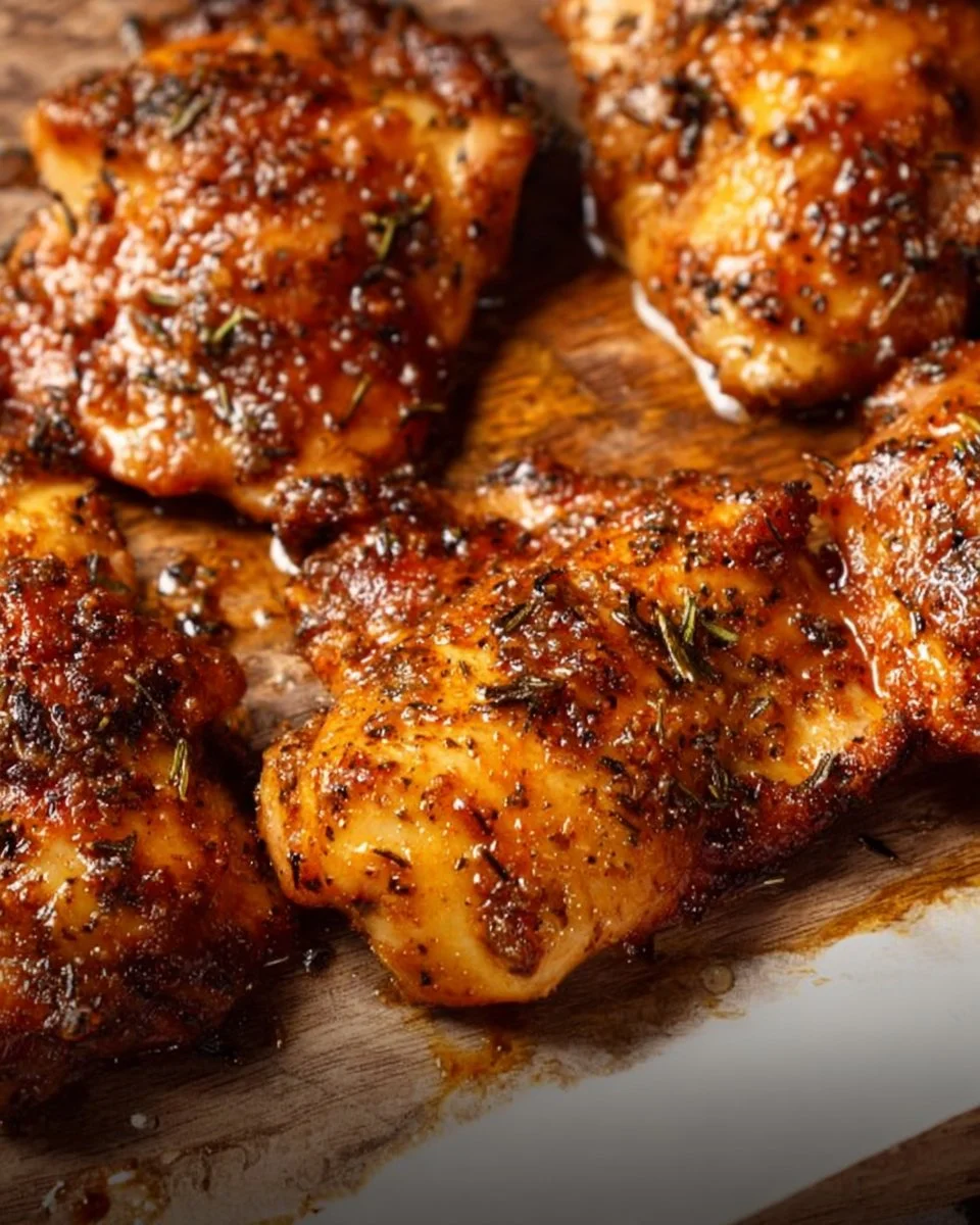 Juicy Baked Boneless Chicken Thighs (quick and easy)