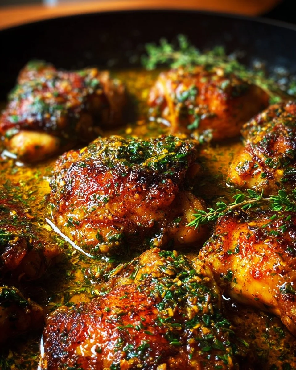 Juicy Garlic Butter Chicken Thighs: A Flavorful Delight