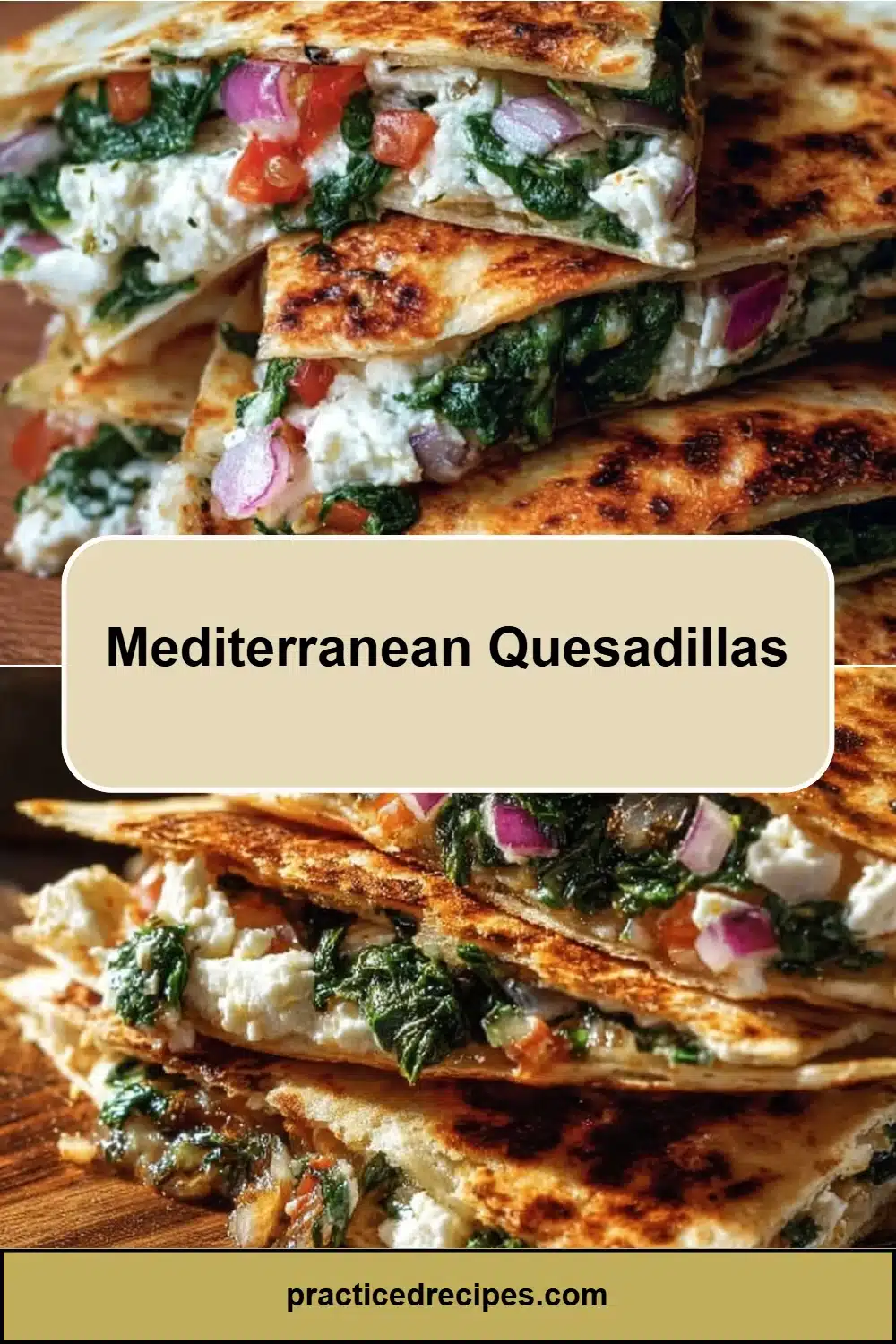 Mediterranean Quesadillas