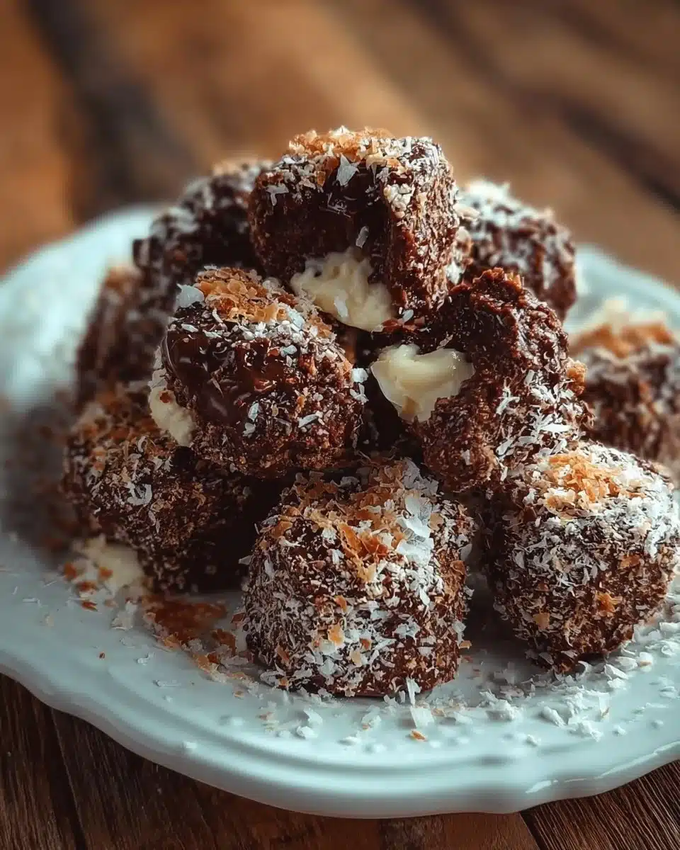 Close-up of savory moose bites served on a plate