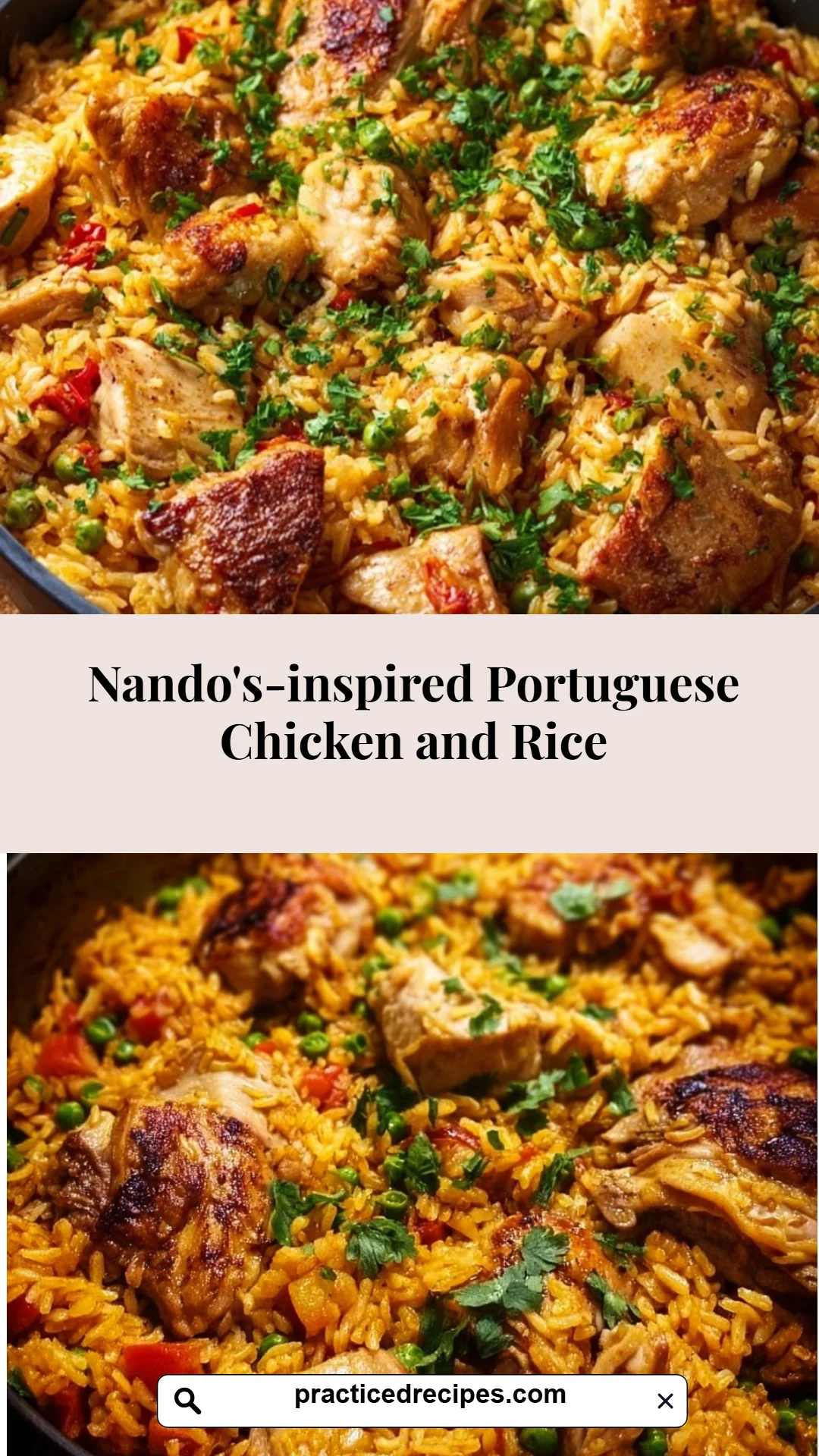 Nando's-inspired Portuguese Chicken and Rice