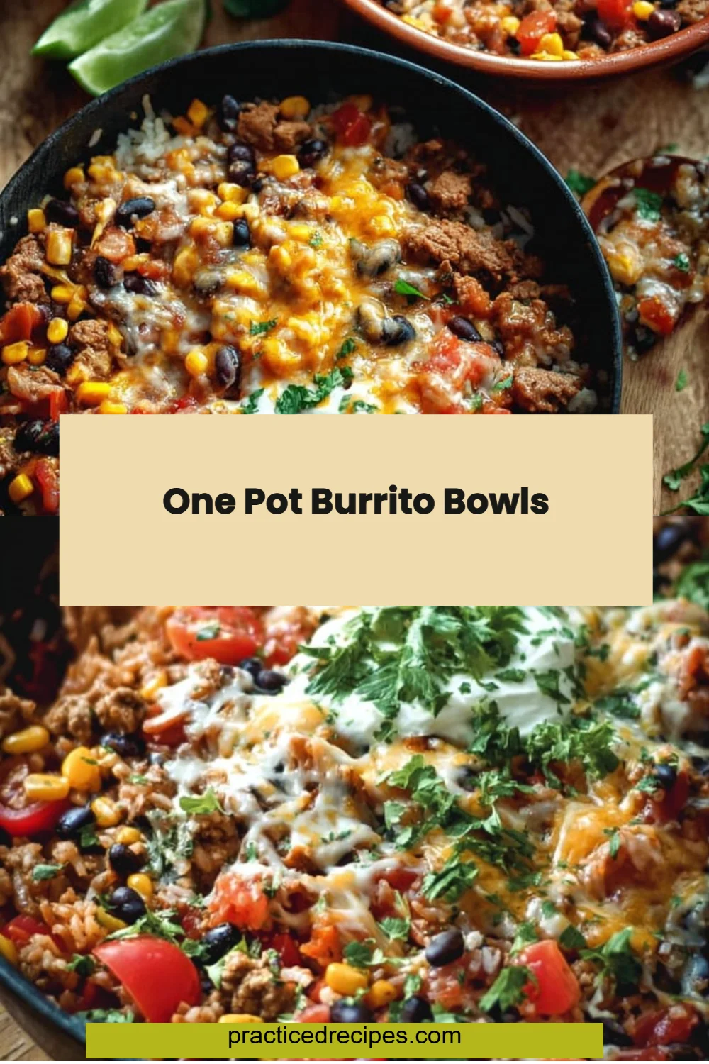 One Pot Burrito Bowls