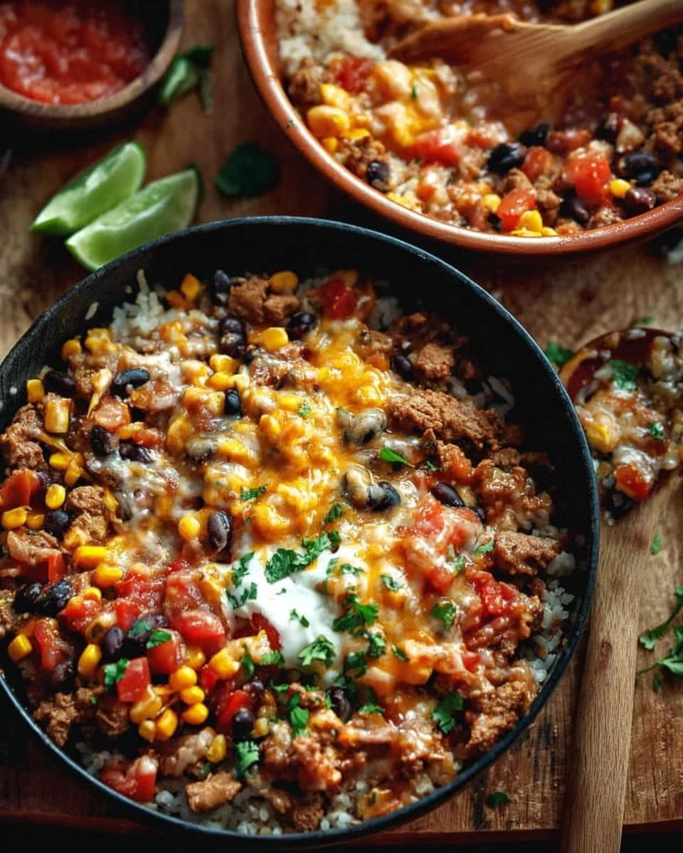 One Pot Burrito Bowls