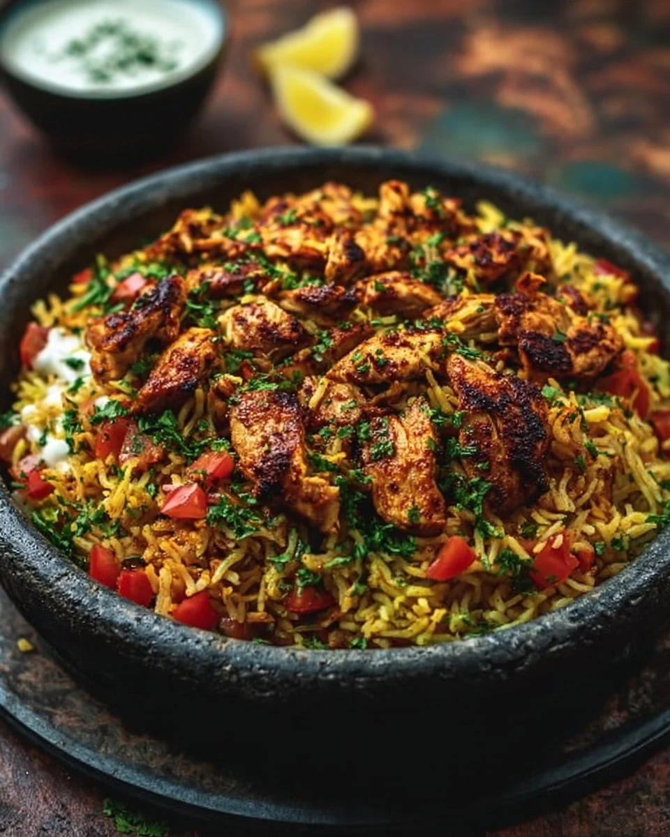 One Pot Chicken Shawarma Rice