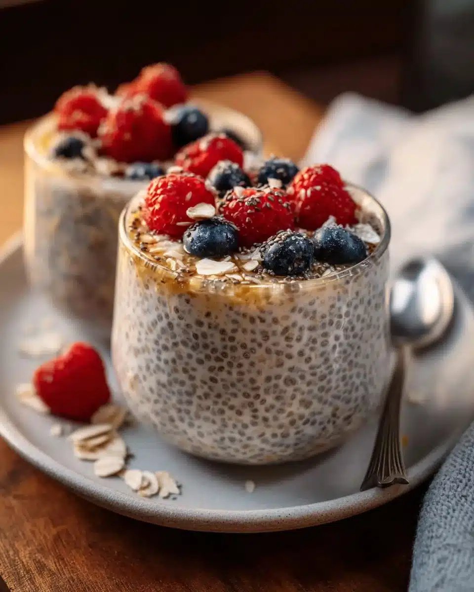Healthy Overnight Oats and Chia Seed Pudding Recipe