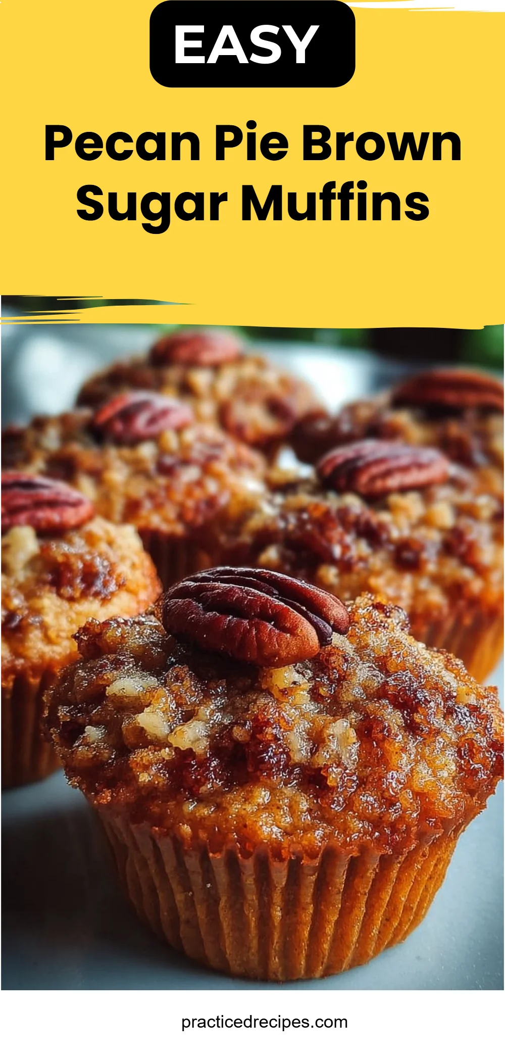 Pecan Pie Brown Sugar Muffins