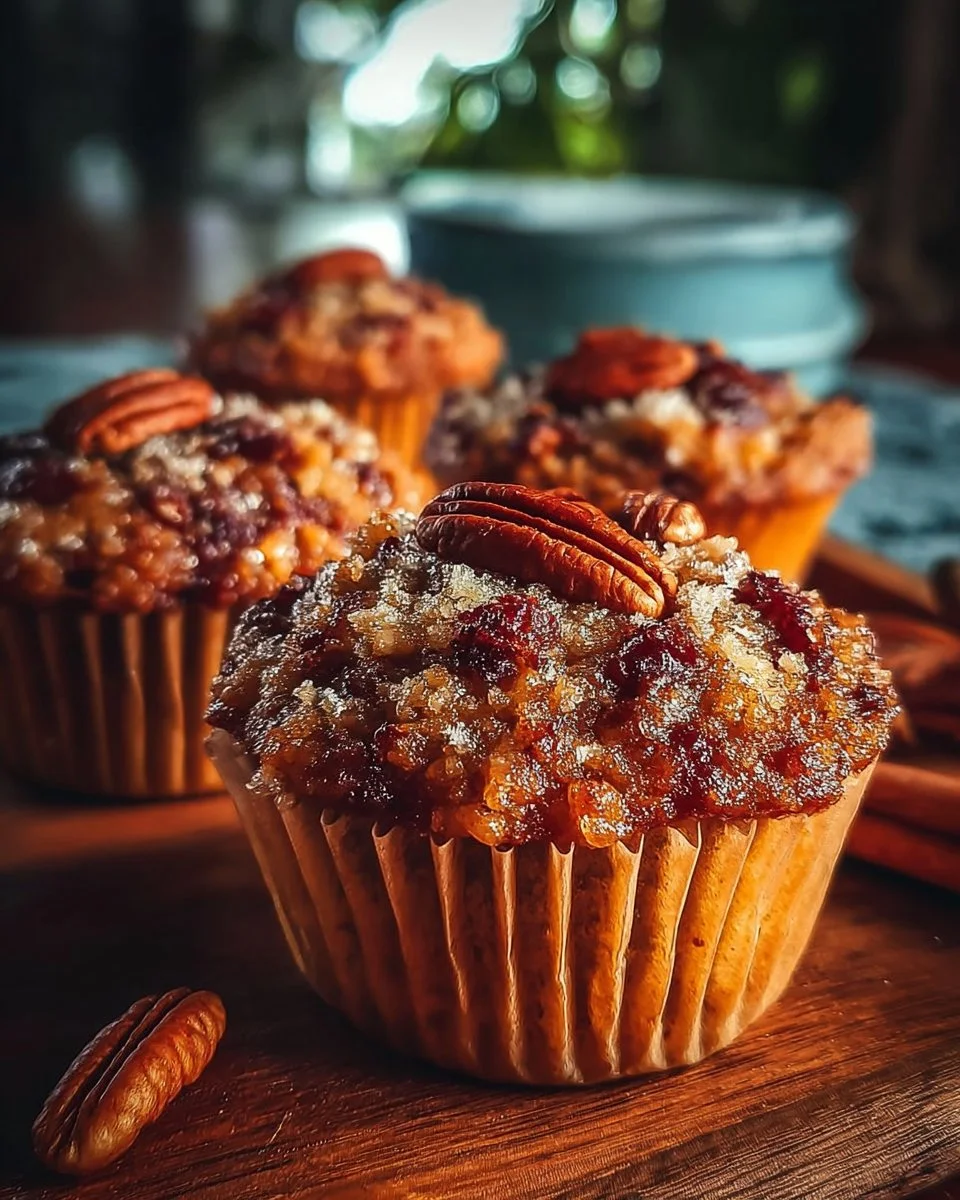 Pecan Pie Brown Sugar Muffins