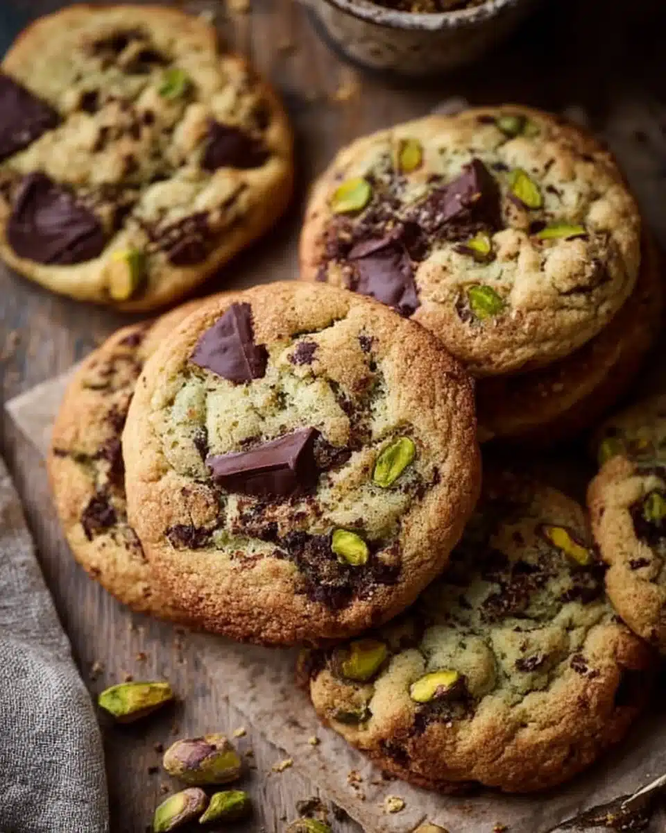 Pistachio Cream Chocolate Chip Cookies: An Italian-Inspired Twist on a Classic