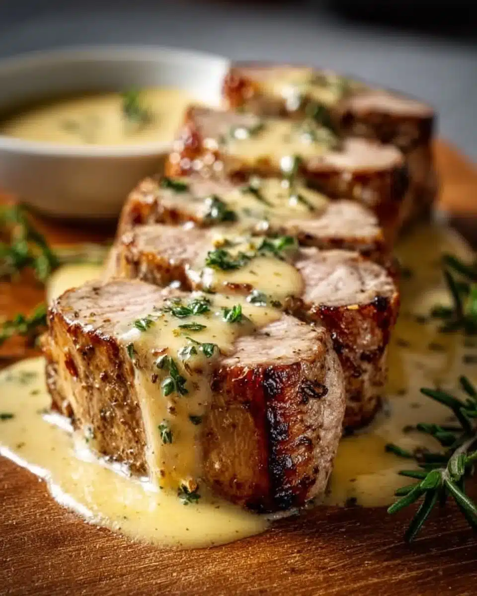 Pork Tenderloin with Creamy Dijon Sauce