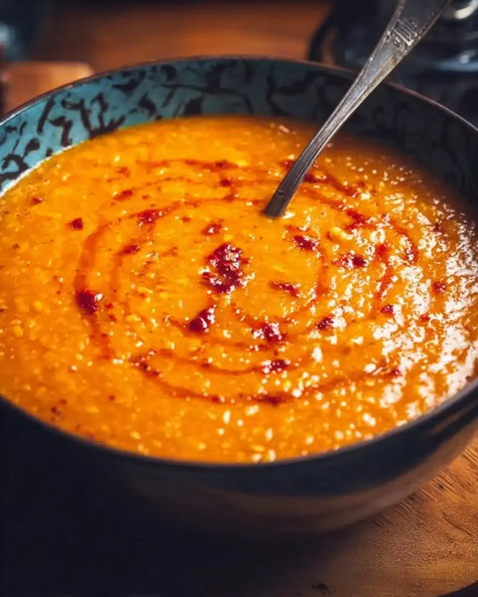 Red Lentil Turkish Soup - wineandcookie